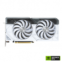 Tarjeta de Video Nvidia GeForce RTX 4070 DUAL-RTX4070-O12G-WHITE / PCIe 4.0 / 12 GB GDDR6X / DLSS 3 / HDMI 2.1 / DisplayPort 1.4a / Ventilador Axial-Tech / tecnología 0dB / DUAL-RTX4070-O12G-WHITE