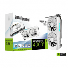 Tarjeta de Video ZOTAC Gaming GeForce RTX 4060 Ti 8GB Twin Edge OC / DLSS 3 / 8GB GDDR6 128-bit / 18 Gbps / PCIE 4.0 / Iluminación Spectra RGG / ZT-D40610Q-10M