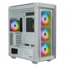 Gabinete XPG Battlecruiser II RGB White / Cristal Templado / USB 3.2 / BATTLECRUISERIIST-WHCWW