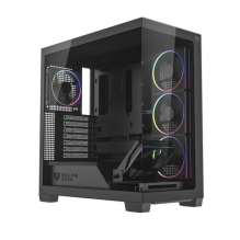 Gabinete BALAMRUSH TANK POLAR 7900 / Mid-Tower, ATX-Micro-ATX/ITX / USB 2.0/3.0 / Incluye 5 Ventiladores / Sin Fuente / Black / BR-941471