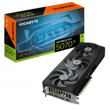 Tarjeta de Video GIGABYTE GeForce RTX 5070Ti EAGLE OC Edition / 16GB GDDR7 / 256-bit / DisplayPort x3 / HDMI / GV-N507TEAGLE OC-16GD