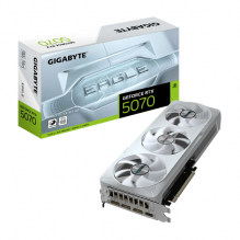 Tarjeta de Video GIGABYTE RTX 5070 Eagle OC ICE SFF / 12GB GDDR7 / 192 bits / PCIe 5.0 / Sistema de Enfriamiento WINDFORCE / GV-N5070EAGLEOC ICE-120GD