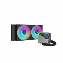 Enfriamiento Líquido DeepCool LT240 ARGB / 2x120mm / 600-2400RPM / Negro / R-LT240-BKAMNC-G-1