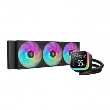 Enfriamiento Líquido DeepCool LQ360 ARGB / 3x120mm / 600-2400RPM / Negro / R-LQ360-BKLSMW-G-1