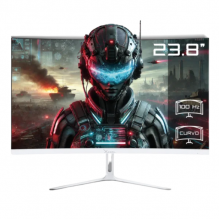 Monitor Xzeal 23.8 pulgadas Xzeal XSPMG07W XST-570-1 Panel Curvo VA FHD 100Hz 5ms 1xVGA + 1xHDMI + Vesa 100x100mm Blanco