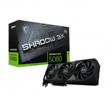 TARJETA DE VIDEO MSI GeForce RTX™ 5080 SHADOW 3X OC/16GB/ G5080-16S3C