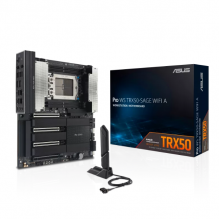 ASUS Pro WS TRX50-SAGE WiFi A AMD TRX50 TR5 CEB Estaci&oacute;n de Trabajo Placa Base, CPU y overclocking de Memoria, dise&ntilde;o Robusto de 20 etapas de energ&iacute;a, PCIe 5.0 x 16, M.2, USB4, 10 GB y 2.5 GB LAN