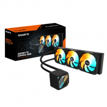 Enfriamiento GIGABYTE GAMING 360  / 360mm / Ventiladores ARGB / Compatible con Intel LGA1851 y AMD AM5 / Negro