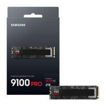 Samsung 9100 Pro Heatsink NVMe M.2 SSD, 2 TB, PCIe 5.0, 14.700 MB/s de Lectura, 13.400 MB/s de Escritura, SSD Interno para Videojuegos y edici&oacute;n de v&iacute;deo, Color Negro