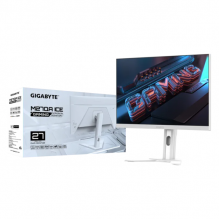 Monitor Gamer Gigabyte M27QA Ice / 27" / 180Hz / 1ms / 2560x1440 / QHD / FreeSync / Display HDR400 / HDMI 2.1 / DisplayPort 1.4