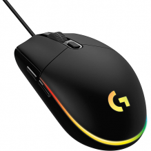 Mouse Gamer Logitech G203 Lightsync Black / Optico / USB / 8000DPI / Led RGB/ 910-005793