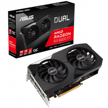 Tarjeta de video Radeon RX 6600 XT 8GB GDDR6 / ASUS DUAL OC / HDMI, DP/ PCI-e 4.0 / Nuevo Chip RDNA 2 / DUAL-RX6600XT-O8G RX 6600 XT/ gamerdays