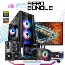 PC AERO KNIGHT BUNDLE / AMD RYZEN 5 5600X / RTX 4060 TI / 16GB RAM / 1TB SSD M.2 NVME / DISIPADOR DE TORRE ARGB / FUENTE 750W 80 PLUS BRONZE / INCLUYE MONITOR GAMER 24" FHD 165HZ 1MS / KIT TECLADO Y MOUSE / PROMOCION