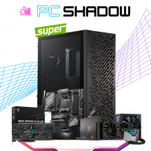 PC SHADOW / AMD RYZEN 5 7600X / RTX 4070 SUPER / 32GB RAM DDR5 / 512GB SSD + 2TB HDD / ENFRIAMIENTO LIQ 240MM / FUENTE 750W 80+ BRONZE / W10 PRO