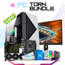 PC TORN BUNDLE / INTEL CORE I5-14400F / RTX 4070 SUPER / 32GB RAM / 1TB SSD M.2 NVME / FUENTE 750W 80+ BRONZE/ DISIPADOR DE TORRE DOBLE FAN/ INCLUYE MONITOR 24" FHD 165HZ 1MS / KIT TECLADO Y MOSE DE REGALO / PROMOCION