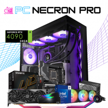 PC NECRON PRO / INTEL CORE I9-14900KF / RTX 4090 24GB / 32GB RAM DDR5 / 4TB SSD M.2 NVME 990 PRO / ENFRIAMIENTO LIQUIDO 360MM / FUENTE 1000W 80+ PLATINUM / PROMOCION