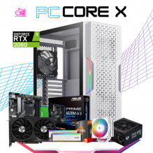 PC CORE X / AMD RYZEN 5 5600X / RTX 3060 12GB / 16GB RAM / 1TB SSD M.2 NMVE / DISIPADOR DE TORRE ARGB / FUENTE 550W 80+ WHITE/ PROMOCION