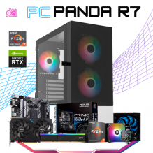 PC PANDA R7 / AMD RYZEN 7 5700X / RTX 3060 / 16GB RAM / 1TB SSD M.2 NVME / ENFRIAMIENTO LIQ 120MM / FUENTE 650W 80+ BRONZE / PROMOCION