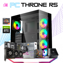 PC THRONE R5 / AMD RYZEN 5 7600 / RADEON RX 6750 XT / 32GB RAM DDR5 / 2TB SSD NVME / DISIPADOR DE TORRE / FUENTE 650W 80+ GOLD / PROMOCION