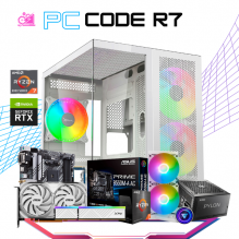 PC CODE R7 / AMD RYZEN 7 5700X / RTX 4060 / 32GB RAM / 1TB SSD M.2 NVME / ENFRIAMIENTO LIQ 240MM / FUENTE 650W 80+ BRONZE / W10 PRO / PROMOCION