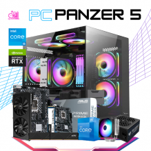 PC PANZER 5 / INTEL CORE I5-12400 / RADEON RX 6600 / 32GB RAM / 1TB SSD NVME / FUENTE 550W 80+ BRONZE /DISIPADOR DE TORRE 120MM /PROMOCION