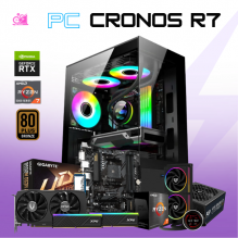 AMD PC CRONOS R7 / AMD RYZEN 7 5700X / RTX 4060 / 32GB RAM / 1TB SSD M.2 NVME / ENFRIAMIENTO LIQ 240MM / FUENTE 750W 80+ BRONZE/ PROMOCION