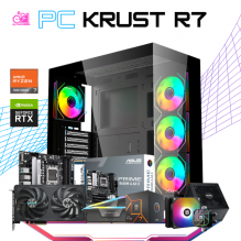 PC KRUST R7 / AMD RYZEN 7 8700F / RTX 5060 TI / 32GB RAM DDR5 / 1TB SSD M.2 NVME / ENFRIAMIENTO LIQ / FUENTE 750W 80+ GOLD /PROMOCION