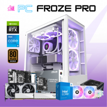 PC FROZE PRO / INTEL CORE I5-14400 / RTX 5060 TI / 32GB RAM DDR5 / 1TB SSD M.2 NVME / ENFRIAMIENTO LIQ 240MM / FUENTE 750W 80+ BRONZE/ PROMOCION