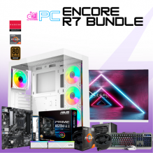 PC ENCORE R7 BUNDLE / AMD RYZEN 7 5700G / RADEON VEGA GRAPHICS / 16GB RAM / 500GB SSD M.2 NVME / 550W 80+ BRONZE / KIT TECLADO Y MOUSE / MONITOR 23.8" FHD 100HZ / PROMOCION