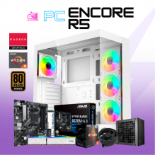 PC ENCORE R5 / AMD RYZEN 5 5600GT / RADEON VEGA GRAPHICS / 16GB RAM / 500GB SSD M.2 NVME / FUENTE 550W 80+ BRONZE / PROMOCION