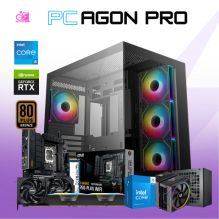 PC AGON PRO / INTEL CORE I5-14400 / RTX 5070 / 32GB RAM DDR5 / 1TB SSD NVME / DISIPADOR DE TORRE DOBLE ABANICO / FUENTE 750W 80+ BRONZE / PROMOCION