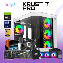 PC KRUST 7 PRO / INTEL CORE ULTRA 7 265KF / RTX 5070 TI / 32GB RAM DDR5 / 2TB SSD NVME / ENFRIAMIENTO LIQ 360MM / FUENTE 850W 80+ GOLD / PROMOCION