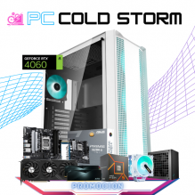 AMD PC COLD STORM / AMD RYZEN 5 7600X / RTX 4060 / 16GB RAM DDR5/ 1TB SSD M.2 NVME / DISIPADOR DE TORRE DOBLE ABANICO / FUENTE 700W 80+ BRONZE / PROMOCION