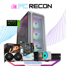 PC RECON / AMD RYZEN 5 5600 / RTX 4070 12GB / 16GB RAM / 1TB SSD M.2 NVME / DISIPADOR DE TORRE ARGB / FUENTE 700W 80 PLUS / PROMOCION