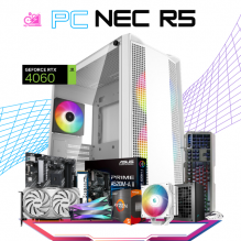 PC NEC R5 / AMD RYZEN 5 5500 / RTX 4060 / 16GB RAM / 500GB SSD M.2 NVME / DISIPADOR DE TORRE ARGB / FUENTE 600W 80+ BRONZE / INCLUYE REGALO