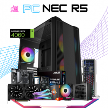 PC NEC R5 / AMD RYZEN 5 5500 / RTX 4060 / 16GB RAM / 500GB SSD M.2 NVME / DISIPADOR DE TORRE ARGB / FUENTE 700W 80+ BRONZE / INCLUYE REGALO