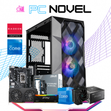 PC NOVEL / INTEL CORE I5-12400 / RADEON RX 6600 / 16GB RAM/ 1TB SSD M.2 NVME / DISIPADOR DE TORRE / FUENTE 550W 80+ BRONZE/  PROMOCION