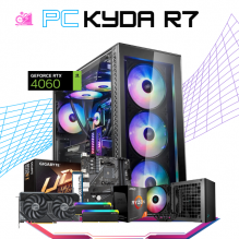 PC KYDA R7 / AMD RYZEN 7 5800X / RTX 4060 / 16GB RAM / 1TB SSD M.2 NVME / FUENTE 700W 80+ BRONZE / DISIPADOR DE TORRE DOBLE FAN / PROMOCION