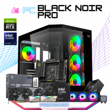 PC BLACK NOIR PRO / INTEL CORE ULTRA 7 265K / RTX 5080 / 32GB RAM DDR5 / 2TB SSD M.2 NVME / ENFRIAMIENTO LIQ 360MM / FUENTE 850W 80+ GOLD / PROMOCION