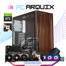PC ARQUIX / AMD RYZEN 7 9800X3D / RTX 5070 / 64GB RAM DDR5 / 2TB SSD M.2 NVME / ENFRIAMIENTO LIQ 360MM / FUENTE 750W 80+ GOLD / PROMOCION