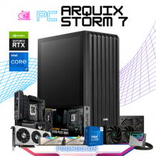 PC ARQUIX STORM 7/ INTEL CORE I7-14700F / RTX 4060 TI / 32GB RAM DDR5 / 2TB SSD NVME / ENFRIAMIENTO LIQ 240MM / FUENTE 650W 80+ GOLD / PROMOCION