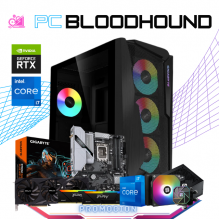 PC BLOODHOUND/ INTEL CORE I7-12700F / RTX 3070 TI / 16GB RAM / 1TB SSD NVME / ENFRIAMIENTO LIQ 120MM / FUENTE 750W 80+ GOLD / PROMOCION