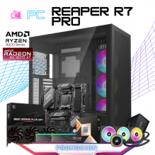 PC REAPER R7 PRO / AMD RYZEN 7 9800X3D / RADEON RX 9070 XT / 32GB RAM DDR5 / 2TB SSD NVME / ENFRIAMIENTO LIQ 360MM / FUENTE 850W 80+ GOLD / PROMOCION