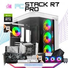 PC STACK R7 PRO / AMD RYZEN 7 9800X3D / RTX 5070 12GB / 32GB RAM DDR5 / 2TB SSD NVME / ENFRIAMIENTO LIQ 360MM / FUENTE 750W 80+ GOLD / PROMOCION