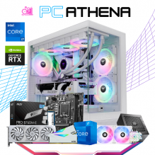 PC ATHENA / INTEL CORE I7-12700 / RTX 4060 / 32GB RAM / 1TB SSD M.2 NVME / ENFRIAMIENTO LIQ 240MM / FUENTE 750W 80+ BRONZE/ PROMOCION