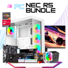 PC NEC R5 BUNDLE / AMD RYZEN 5 4500 / RADEON RX 7600 / 16GB RAM / 1TB SSD M.2 NVME / FUENTE 650W 80+ BRONZE / DISIPADOR DE TORRE / MONITOR 23.8" FHD 165HZ 1MS / KIT TECLADO Y MOUSE/ PROMOCION
