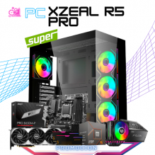 PC XZEAL R5 / AMD RYZEN 5 8400F / RTX 4070 SUPER / 32GB RAM DDR5 / 1TB SSD M.2 NVME / FUENTE DE PODER 750W 80+ BRONZE/ DISIPADOR DE TORRE DOBLE FAN ARGB / PROMOCION