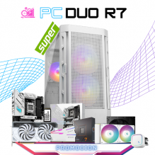 PC DUO R7/ AMD RYZEN 7 7700X / RTX 4070 SUPER / 32GB RAM DDR5 / 2TB SSD M.2 NVME / ENFRIAMIENTO LIQ 240MM/ FUENTE 750W 80+ GOLD / PROMOCION