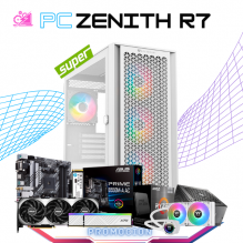 PC ZENITH R7 / AMD RYZEN 7 5700X3D / RTX 4070 SUPER / 32GB RAM / 1TB SSD M.2 NVME / ENFRIAMIENTO LIQ 240MM / FUENTE 750W 80+ BRONZE / PROMOCION