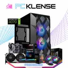 PC KLENSE / AMD RYZEN 7 5800X / RTX 4070 / 16GB RAM / 1TB SSD / ENFRIAMIENTO LIQUIDO 240MM / FUENTE 750W 80+ BRONZE / PROMOCION